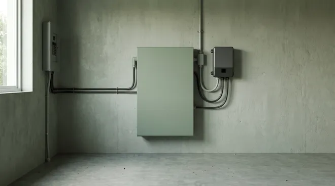 Photo APRÈS — batterie 8 kWh installée, conso du soir couverte