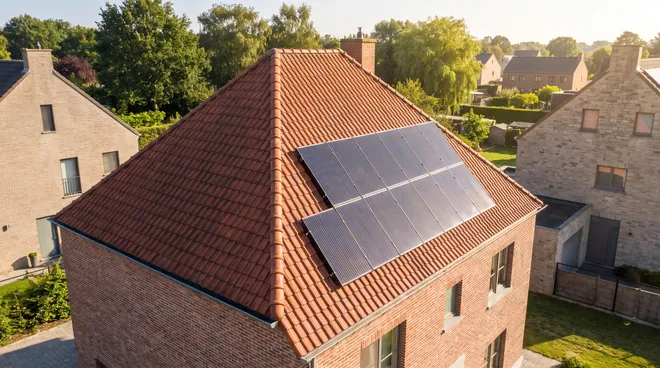 Photo APRÈS — kit solaire 6 kWc installé