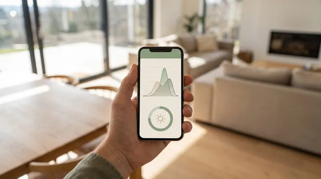 Photo APRÈS — app de monitoring sur smartphone