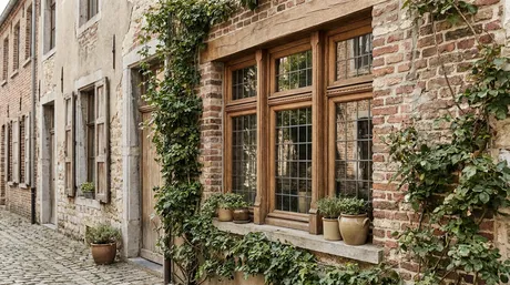 Appartement bruxellois, châssis bois-alu