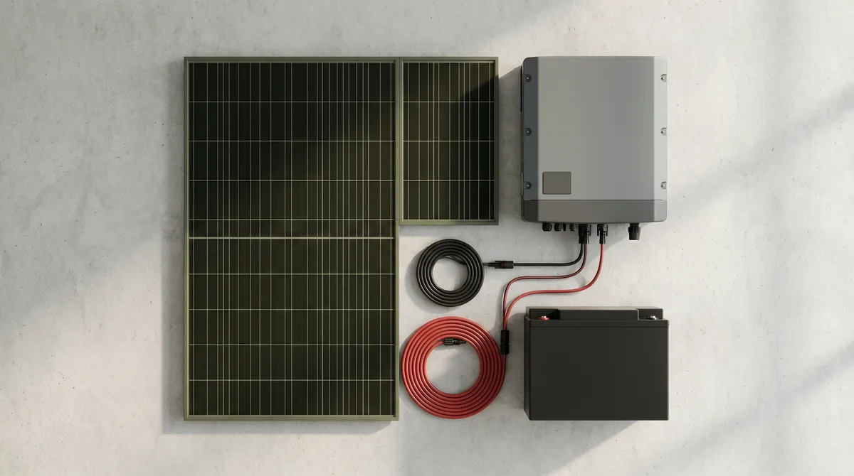 Le matériel solaire : chaque composant compte, de l’onduleur à la batterie
